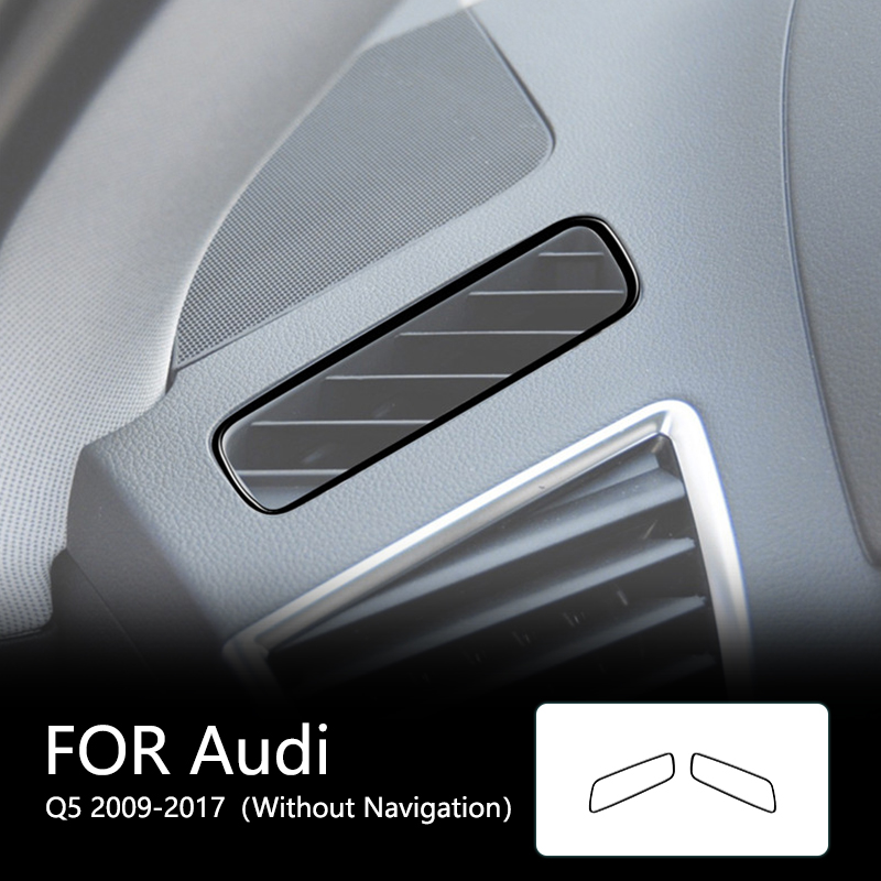 Car Accessories Brand - Autocollants noirs brillants en ABS pour