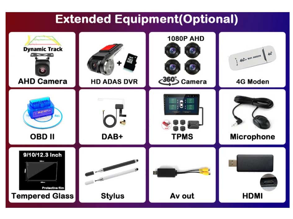 Car Accessories In India - Accessoires pour lecteur multimédia de voiture