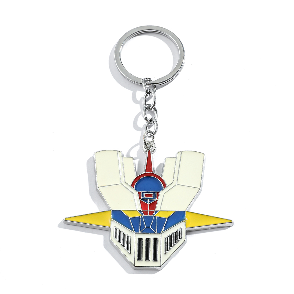 Car Accessories Cute - Porte-clés Logo Robot Guerrier Anime Dessin