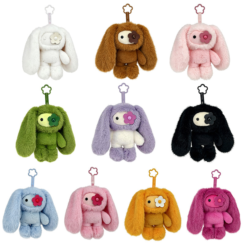 Car Accessories Cute - Porte-clés en peluche lapin Juju mignon