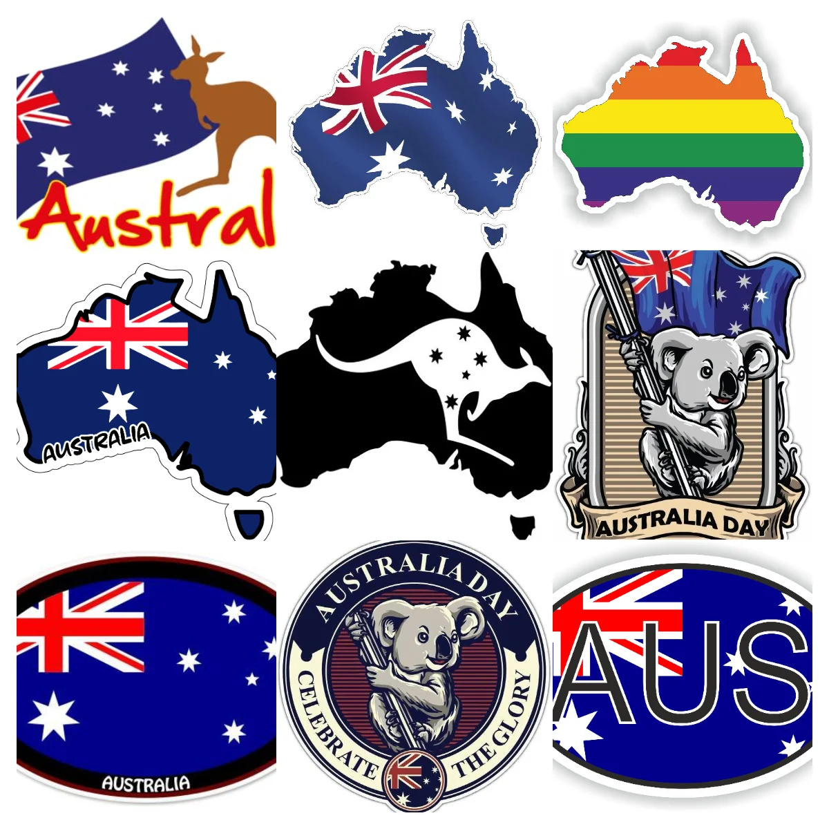 Car Accessories Australia - Autocollants créatifs en PVC avec emblème