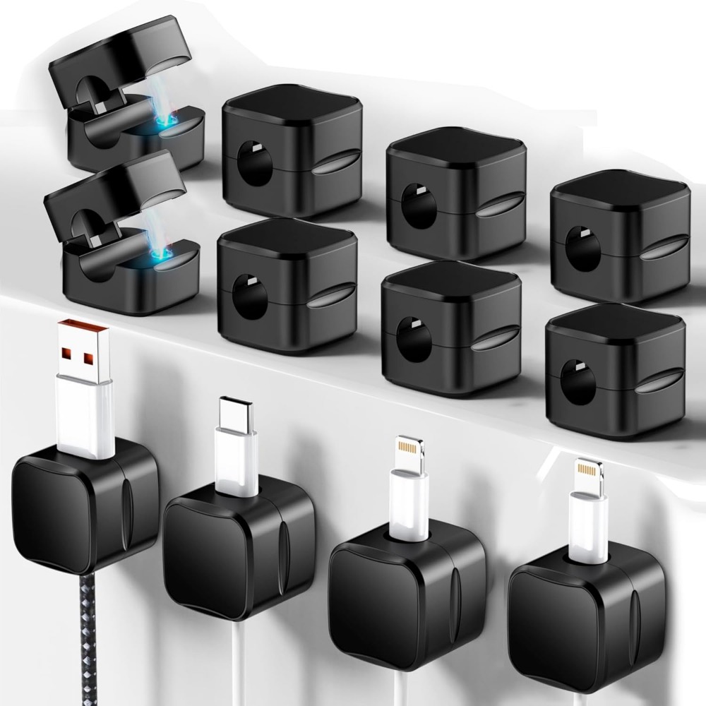 Car Cable Organizer - Clips magnétiques pour la gestion des