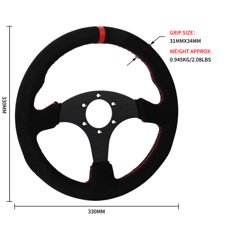 Car Accessories Logo - Support de volant de course en