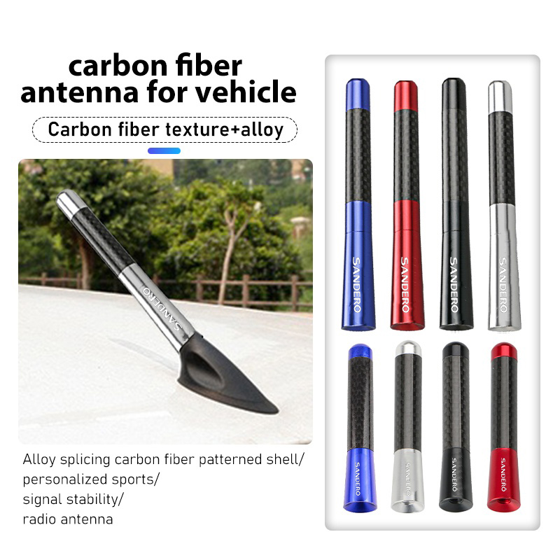 Car Accessories Logo - Antenne radio FM AM universelle 8/12CM