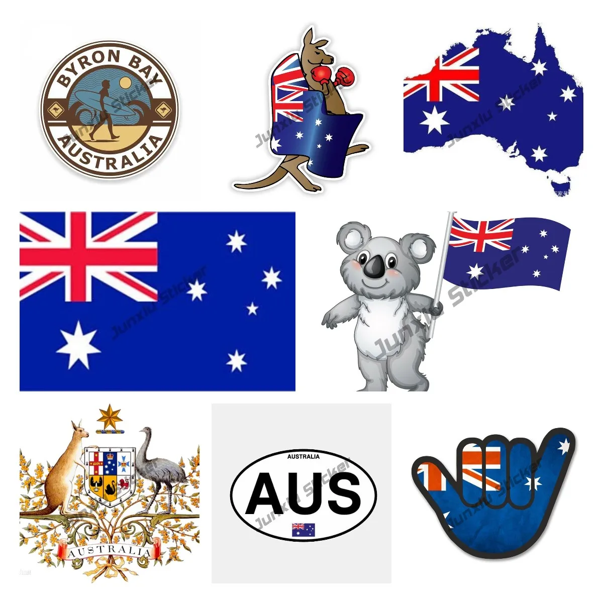 Car Accessories Australia - Autocollants créatifs en vinyle sensation australienne,