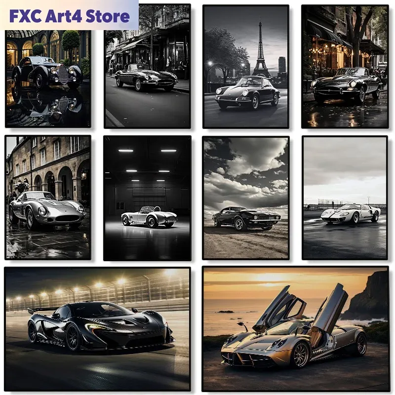 Car Accessories Brand - Affiche de voitures de marque célèbre