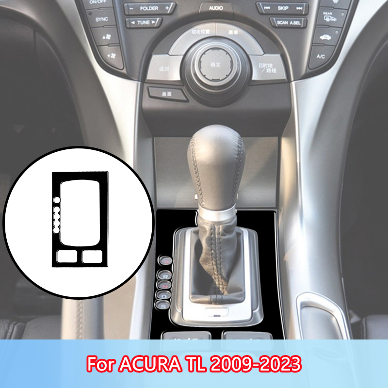 Car Accessories Brand - Autocollants noirs brillants ABS pour ACHatchTL,
