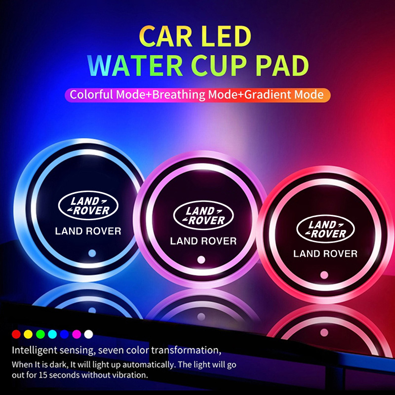 Sous-verre lumineux LED coloré - Car Accessories Logo avis et prix