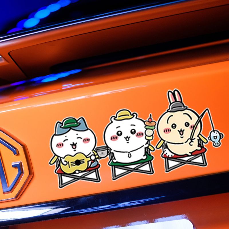 Chiikawa autocollants de carro - Car Accessories Japanese avis et prix