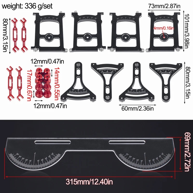 Kit d'outils de mesure pour sy - Car Accessories Online avis et prix