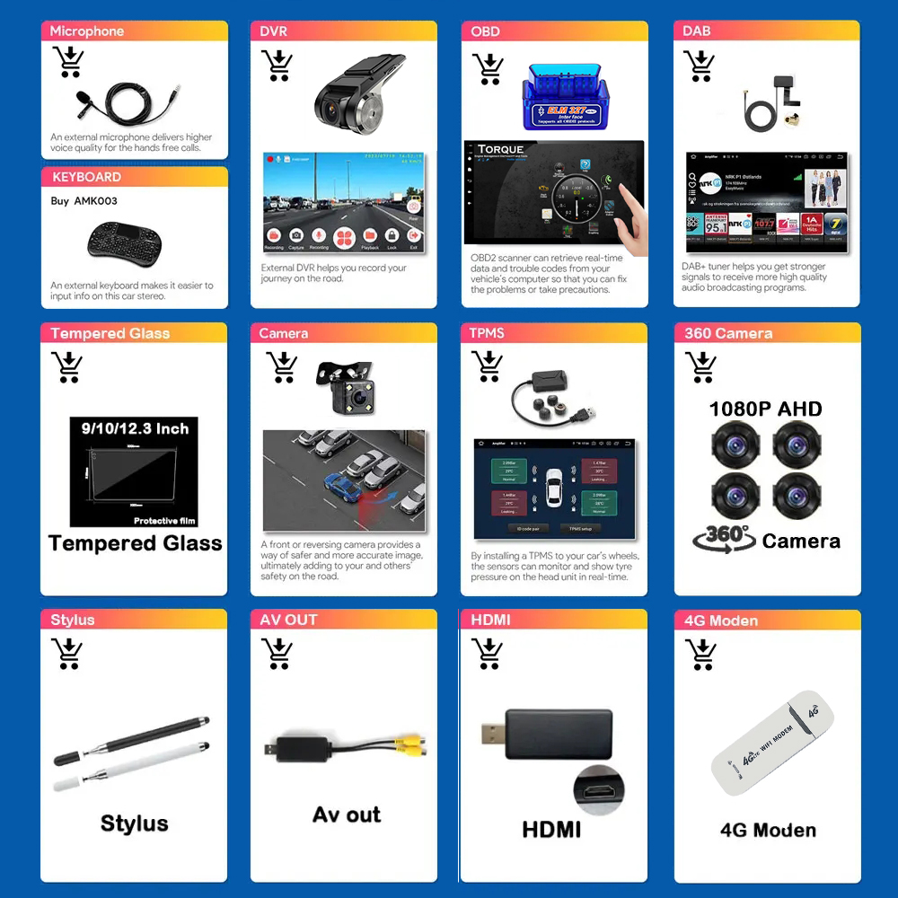 Accessoires de lecteur de voit - Car Accessories In India avis et prix