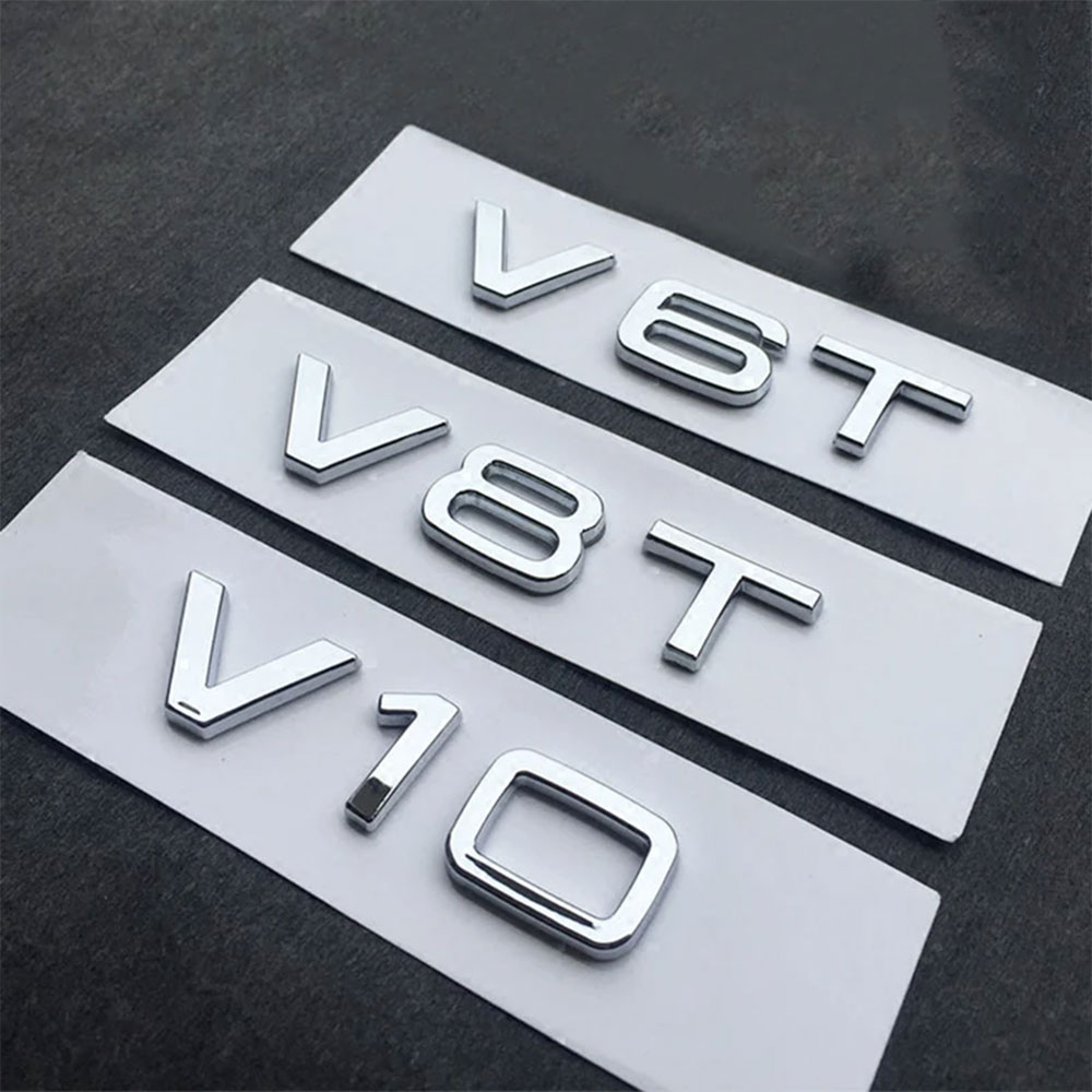 Autocollants 3D chromés noirs  - Car Accessories Logo avis et prix