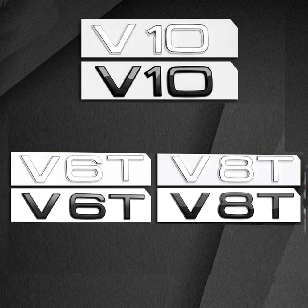 Autocollants 3D chromés noirs  - Car Accessories Logo avis et prix