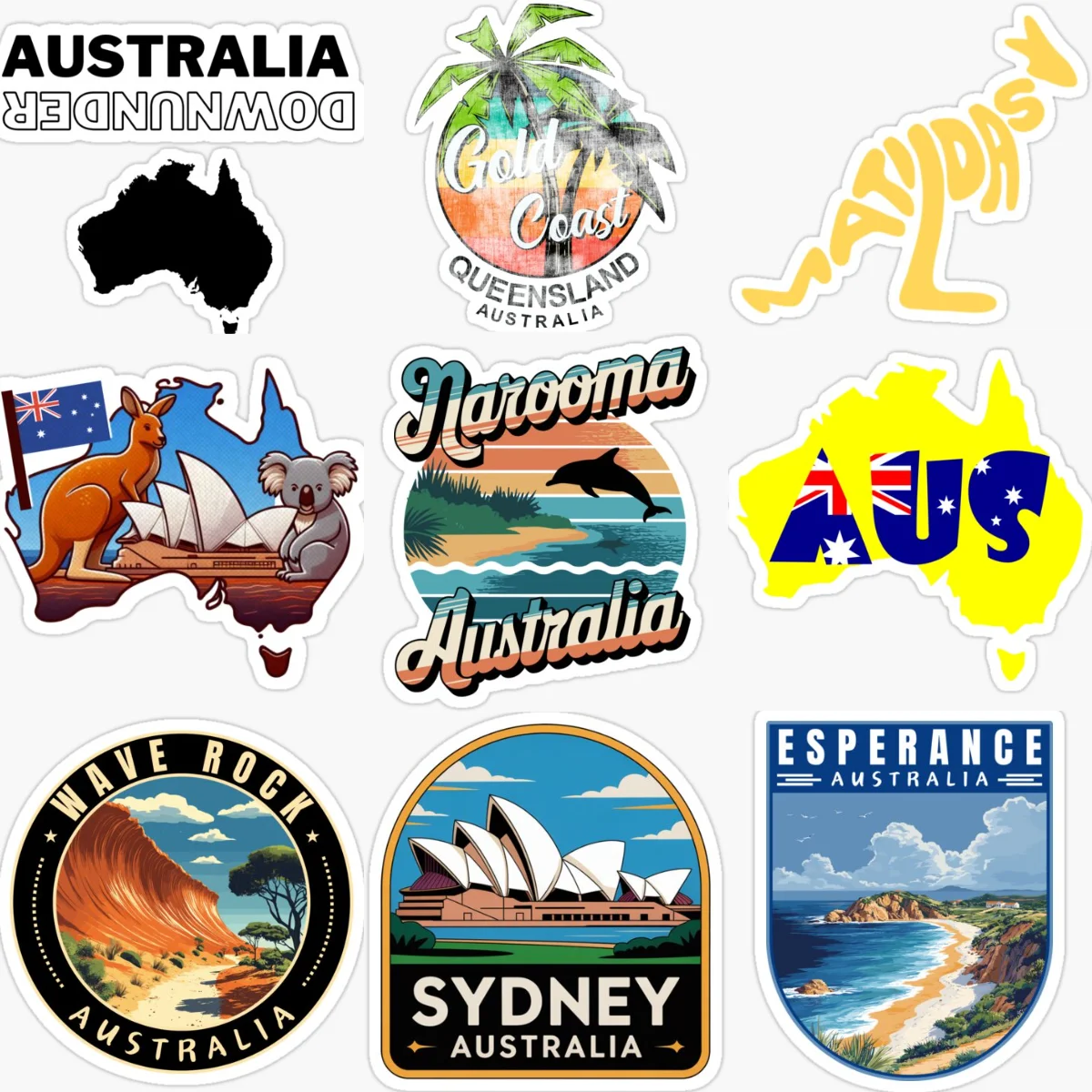 Autocollants créatifs en PVC p - Car Accessories Australia avis et prix