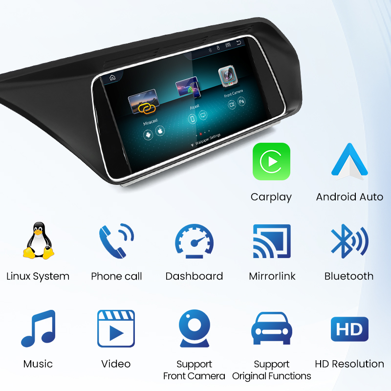 STWEI 7 pouces sans fil CarPla - Car Accessories In India avis et prix
