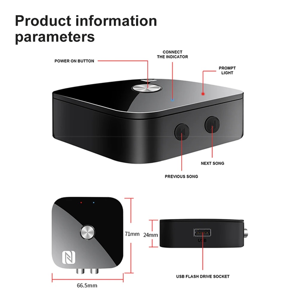 Récepteur Audio Bluetooth 6.0  - Car Accessories Online avis et prix